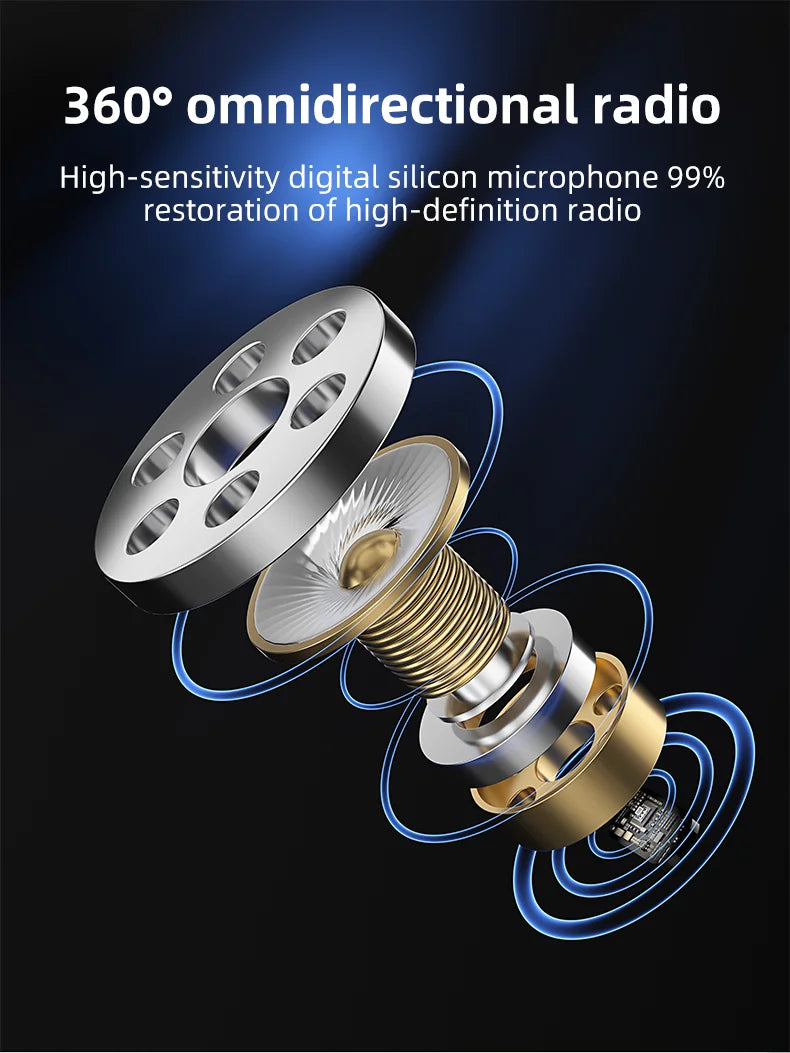 4 In 1 Lavalier Wireless Microphone Noise Reduction Professional Mic for Mobile Phone Camera Speaker Computer Live