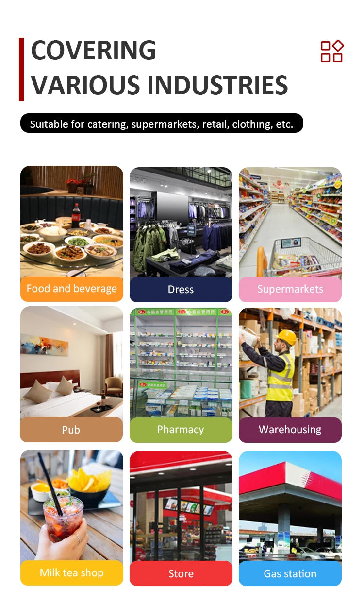 HZTZ 58mm Thermal Receipt Printer for Android iOS Windows system can be connected to cash registers Suitable for catering, super