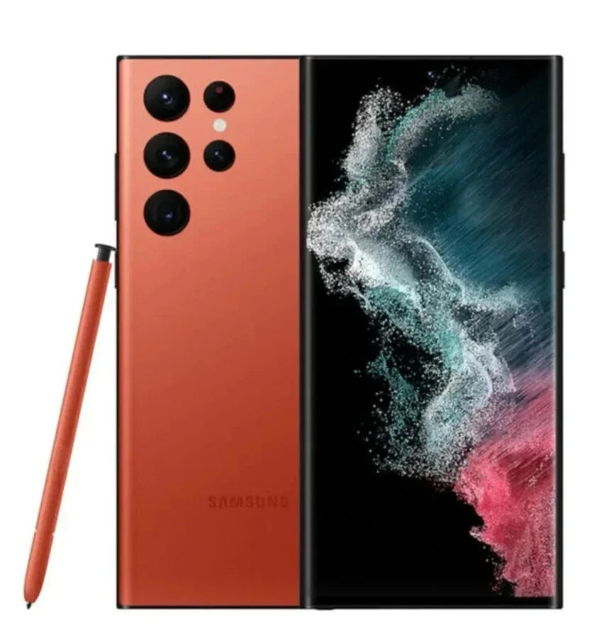 Samsung Galaxy S22 Ultra 5G s908u s908n,s908B Snapdragon 8, 108MP, 8 GB, 12GB RAM, 128 GB, 256 GB, 512GB ROM, 5000mAh, 6.8 ", 5G