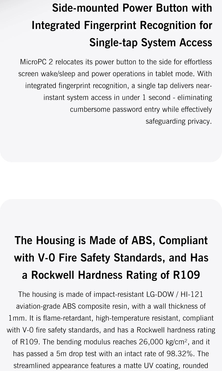 GPD MicroPC 2 Handheld Mini Laptop 7 Inch Touch Screen 16GB RAM 512GB SSD N300 CPU Windows 11 System