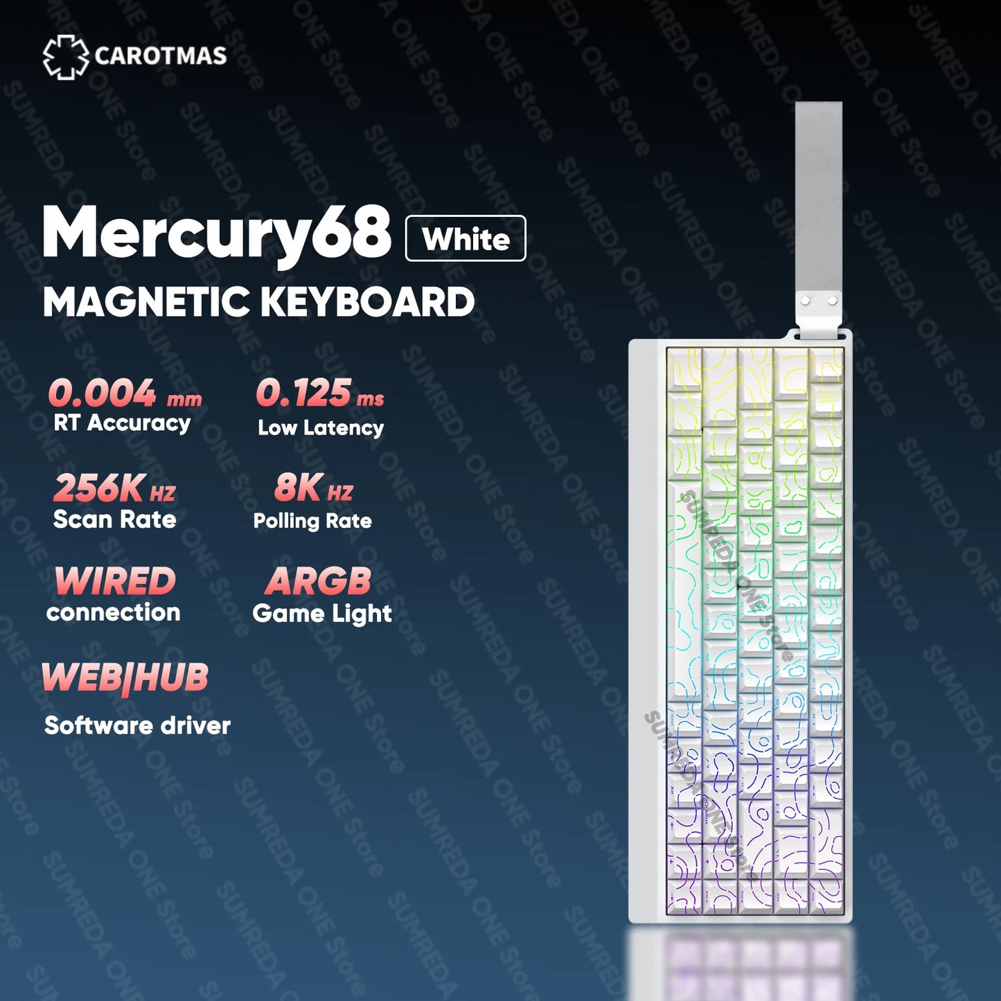IROK Carotmas Mercury68 Max mars68 pro Mercury 68 Gaming Magnetic Mechanical Keyboard Rapid Trigge 0.001 8K Wired Gamer Keyboard