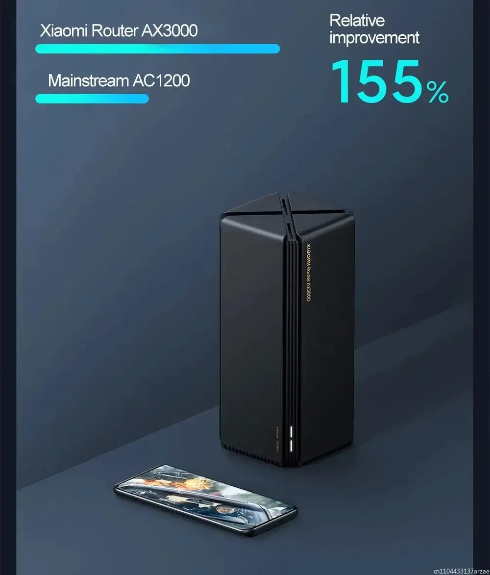 XIAOMI AX3000 Wifi Router Repeater Extend Gigabit Amplifier Signal Booster WIFI 6 Nord Vpn Super Mesh 5GHz Mijia App