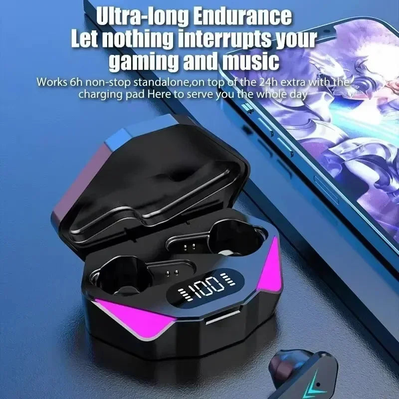 NEW X15 TWS Earphones Bluetooth Wireless Gamer Headphones 65ms Low Latency Earbuds  Headset Gamer