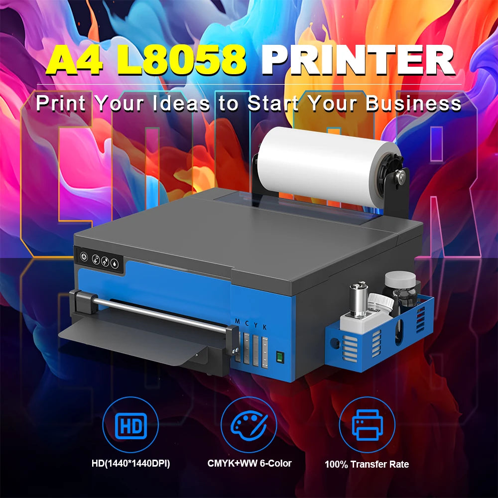 Colorsun A4/A3 DTF Printer For Epson XP600 Impresora DTF T-Shirt printing machine Driect to Film DTF Printer For T-Shirt Hoodie