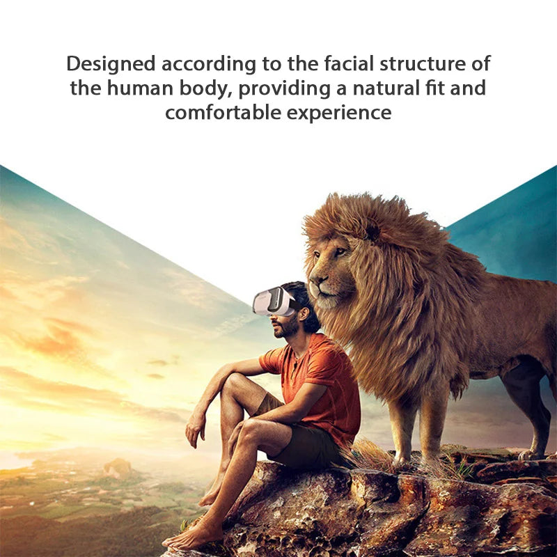 Shinecon 3D VR Glasses Virtual Reality Viar Goggles Headset Devices Smart Helmet Lenses For Cell Phone Mobile Smartphones Viewer