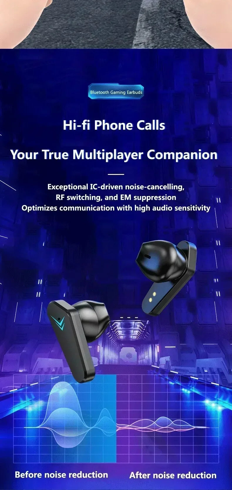 NEW X15 TWS Earphones Bluetooth Wireless Gamer Headphones 65ms Low Latency Earbuds  Headset Gamer