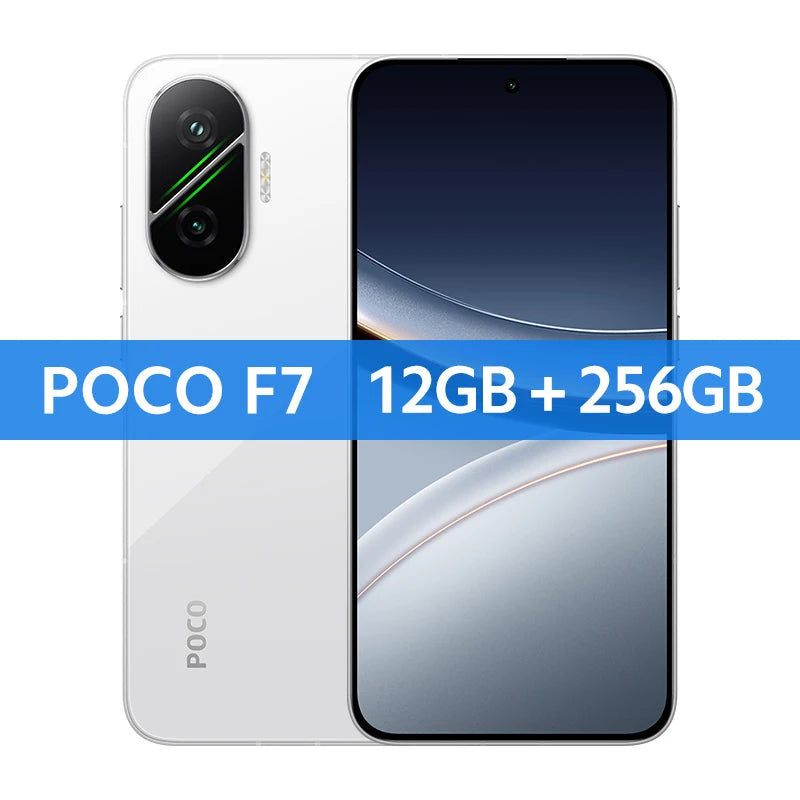 Newest POCO F7 Smartphone 256GB 512GB Snapdragon® 8s Gen 4 6.83" 1.5K AMOLED Display 6500mAh 50MP Main Camera With OlS lP68 NFC