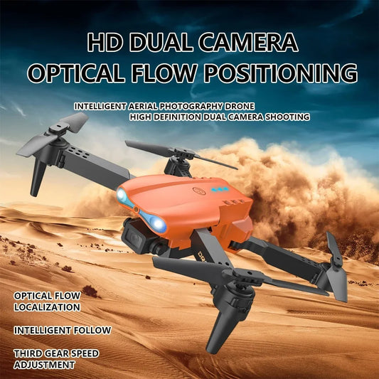 E99Pro Dron with Camera Professional 4K Dual Camera WIFI Optical Flow Drone fpv Obstacle Avoidance Aerial Photography Quadcopter