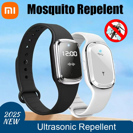 Xiaomi Ultrasonic High-Tech Mosquitoes Repeller Bracelet Wristband Waterproof Bracelet Outdoor Anti Mosquitoes Bite Wristband ﻿