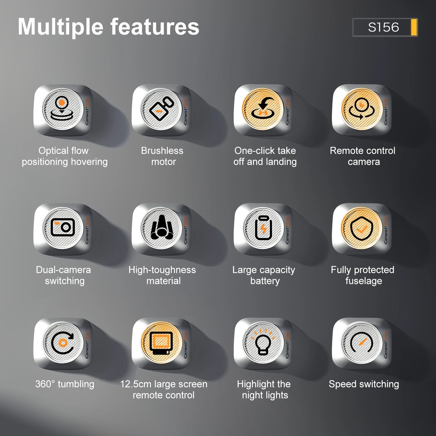 New Drones S156 GPS 8K Professional HD 360° Dual Cameras 5G WIFI Brushless Motors Obstacle Avoidance FPV Foldable Quadcopter Toy