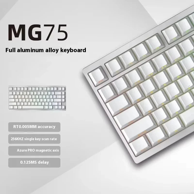 IROK MG75 PRO/MAX Mechanical Keyboard Magnetic Switch Rgb Hot Swap Aluminum Rt0.005 Quick Dismantling Structure Custom PC Gifts