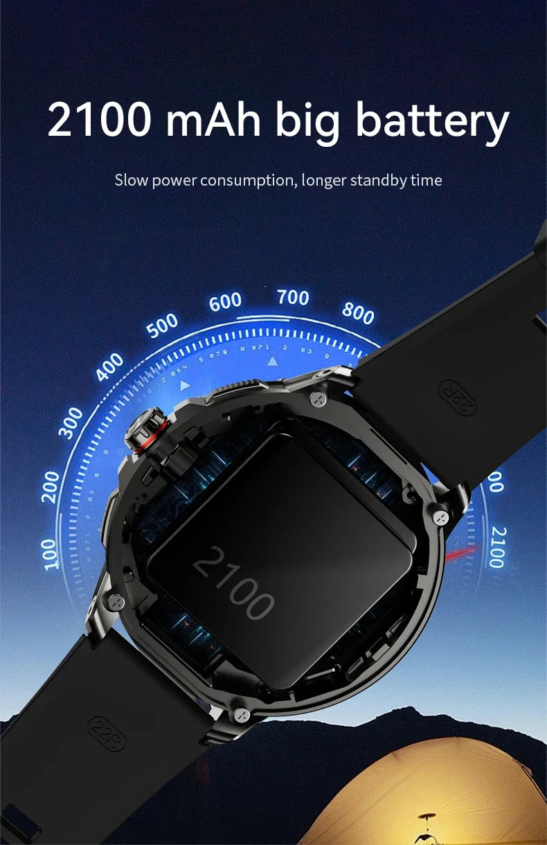 5G/4G Full Network Smart Watch 1.95 inch 720*720 Big Screen HD 8GB+128GB RAM Video Call Smartwatch Google Play WIFI GPS Sim Card
