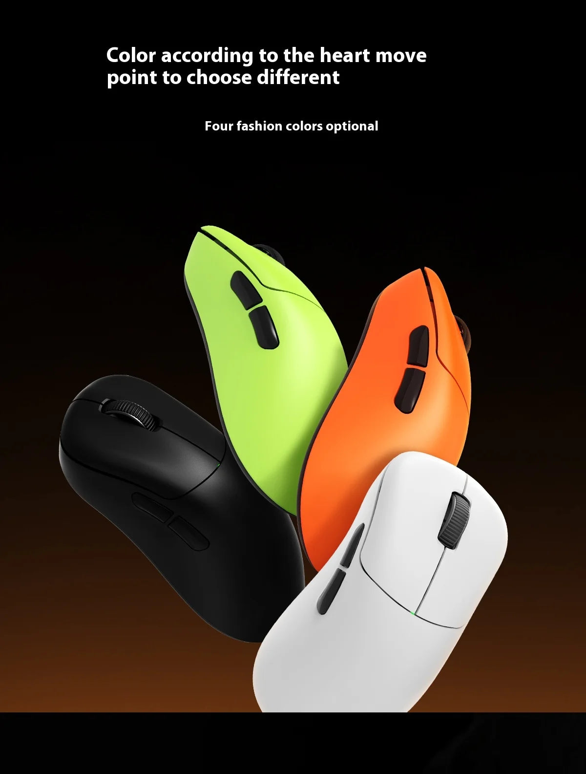 Rawm Er21 Pro Wired Gaming Mouse 2-Mode 2.4g 8k Polling Rate Paw3950 Sensor Nordic52840 Lightweight 49g Ergonomic For Gamers