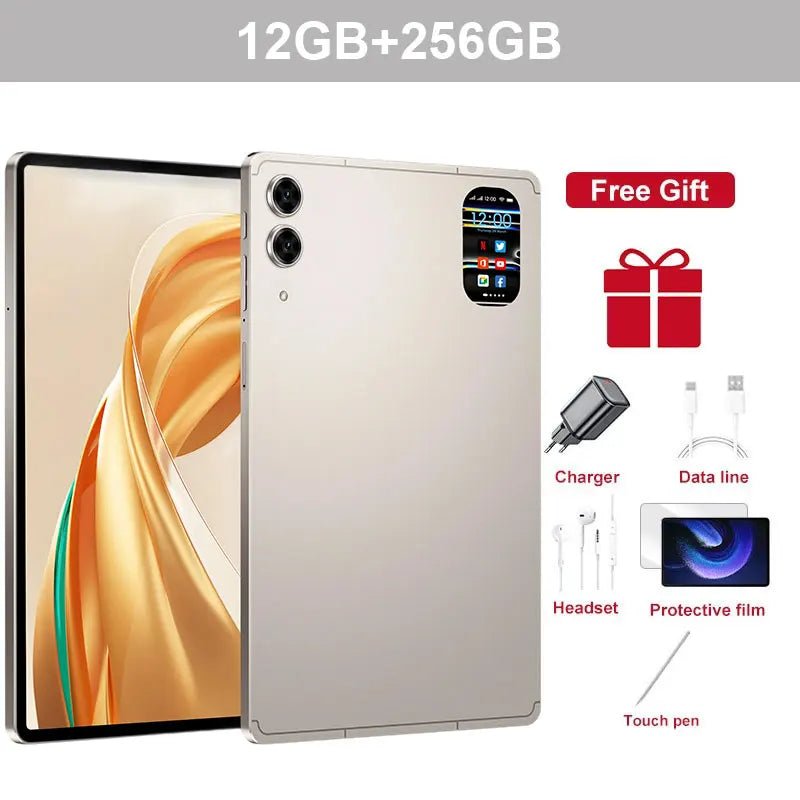 2025 Pad 7s Pro Tablet 10.1 inch Android 15 16GB+1TB 10000mAh Battery Tablets PC Global Version 5G WIFI Dual SIM Tab For Kids