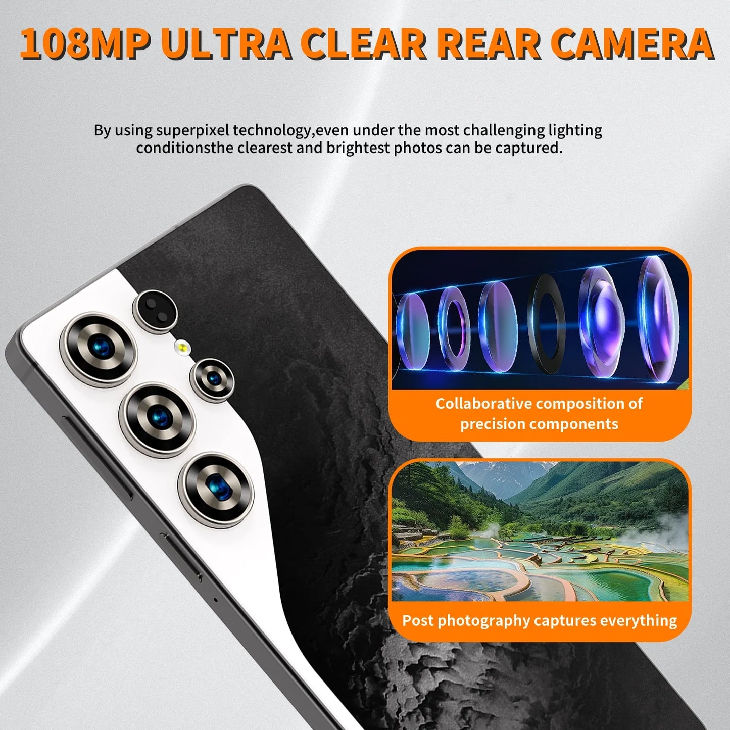 2025 Original Pad S27 ultra Tablet PC 7.3 inch HD 4K Android 15 22GB+2TB 8000mAh Battery 4G 5G Dual Sim Card WiFi GPS Google Tab