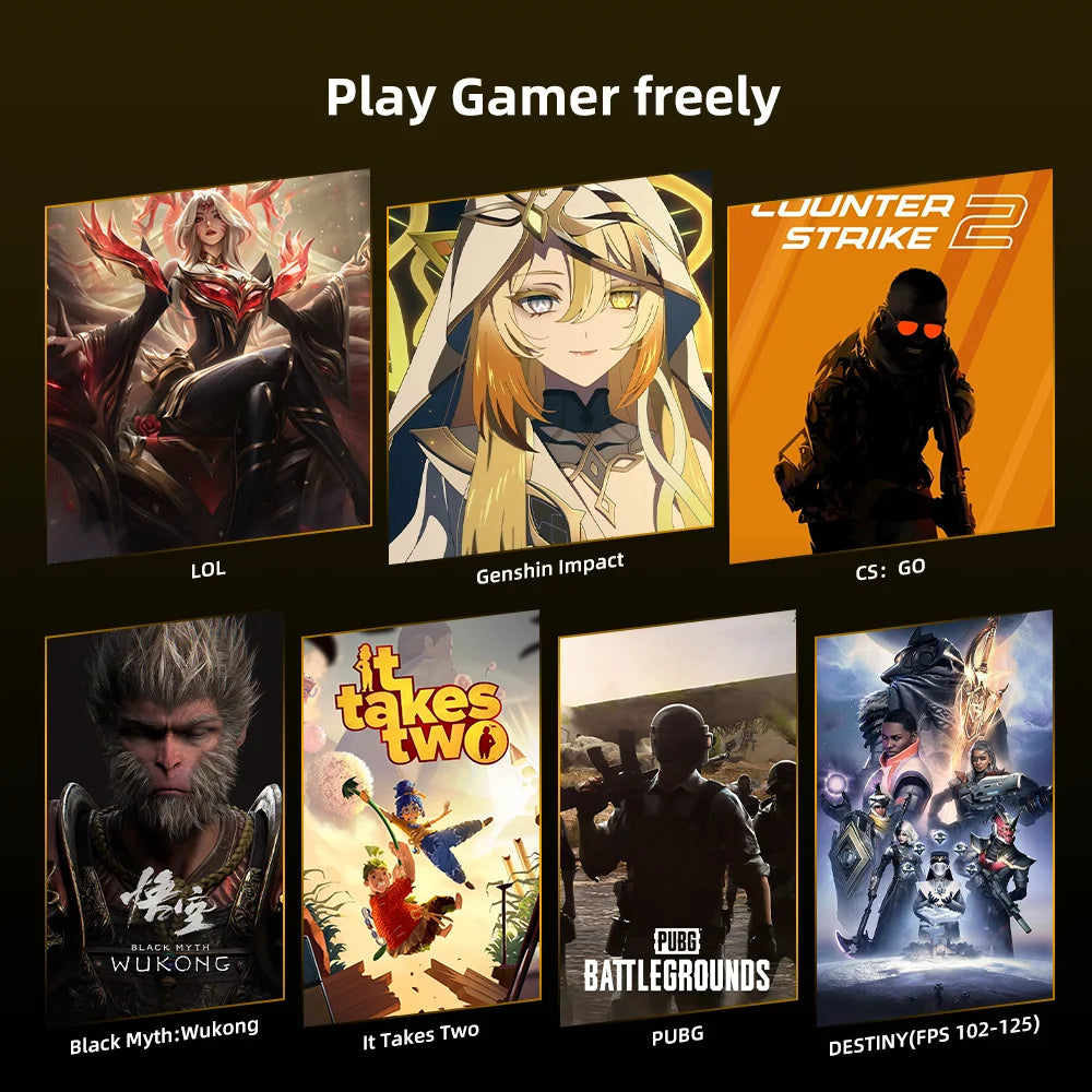 ZXIPC Mini PC Ryzen 7 5800H 6600H 7735HS 4500U DDR4 16GB 512GB Nvme SSD WIFI6 BT5.2 Desktop MINI PC Gamer Computer Four Display