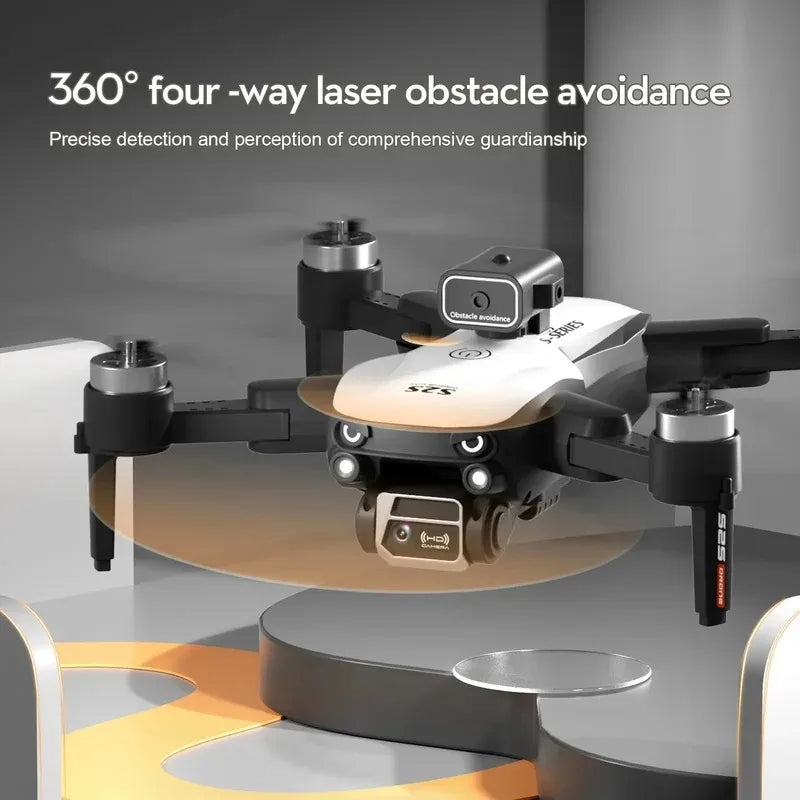 2026New S2S Mini Drone 4k 8K HD Camera Obstacle Avoidance Aerial Photography Brushless Motor Foldable Rc Quadcopter Kid Toy