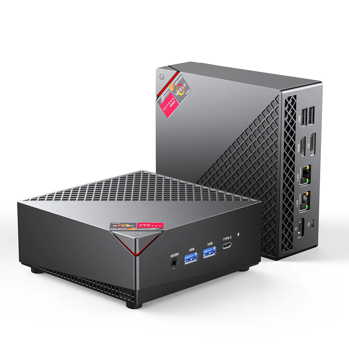 ACEMAGIC AM06Pro Mini PC Ryzen 7 5825U 16GB RAM 512GB SSD Turbo Boost up to 4.5GHz M.2 2230 WiFi 6+BT5.2 Supports 3-screen displ
