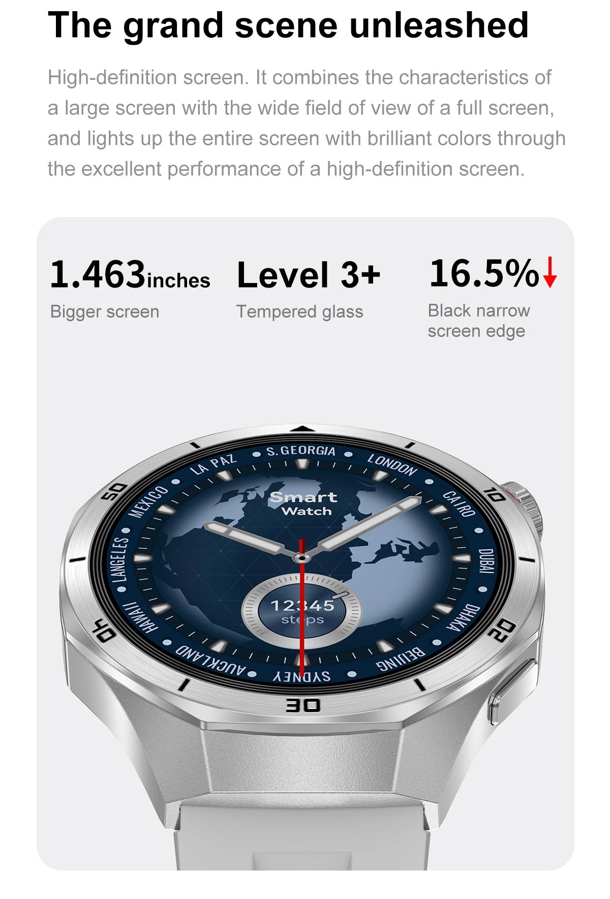 For HUAWEI GT 5 Pro 2025 New Smart Watches HD Sapphire Screen 32Gb Memory AGPS Navigation HD Video Bluetooth Call Smart Bracelet