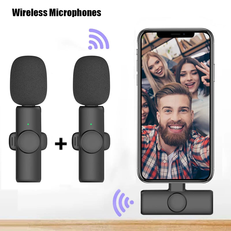 Xiaomi Wireless Lavalier Professional  Microphone for iPhone iPad Laptop Android  Gaming Video Recording Interview Business Mic