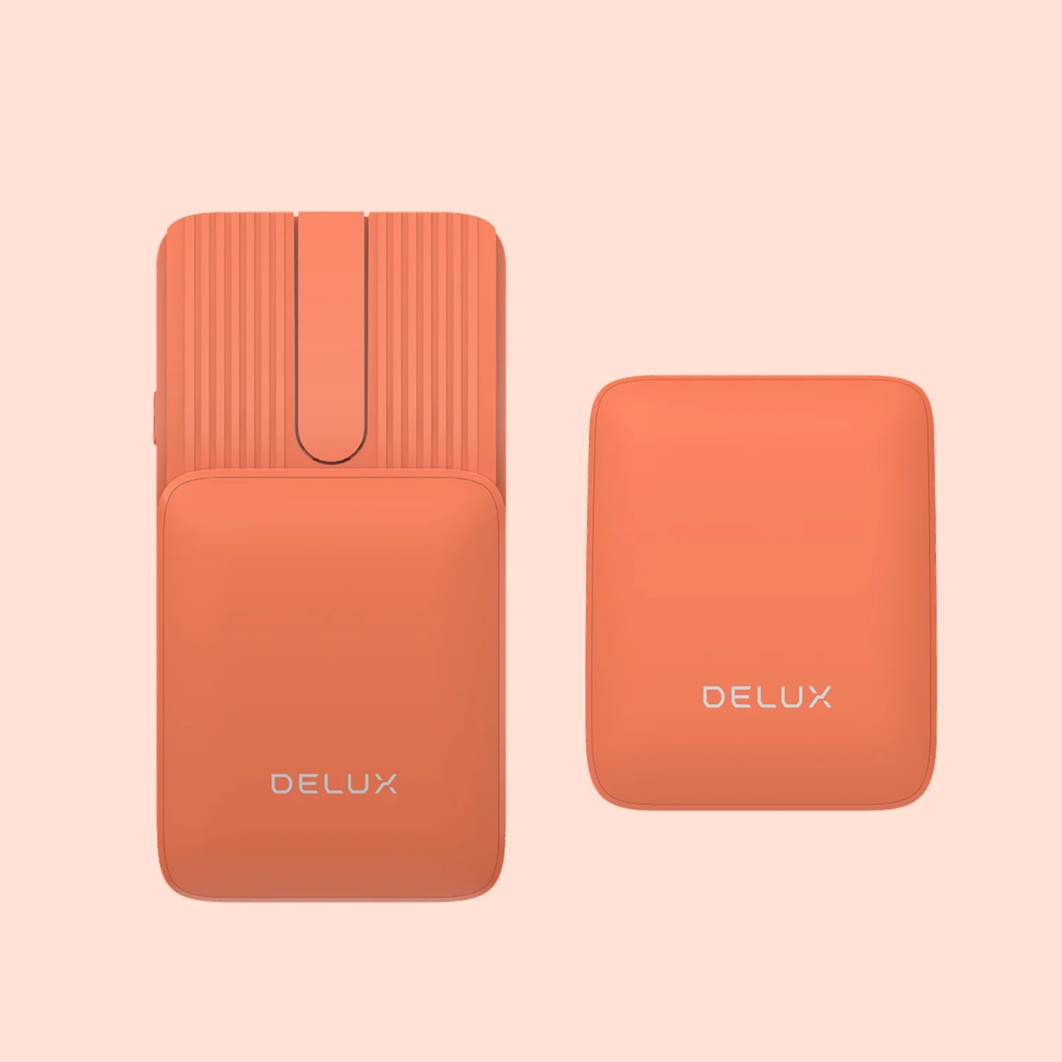 Delux Folding Keyboard Mouse Set Multi Function Ultra Slim Portable Bluetooth Silent Combo Multi-Device for PC Laptop Tablet