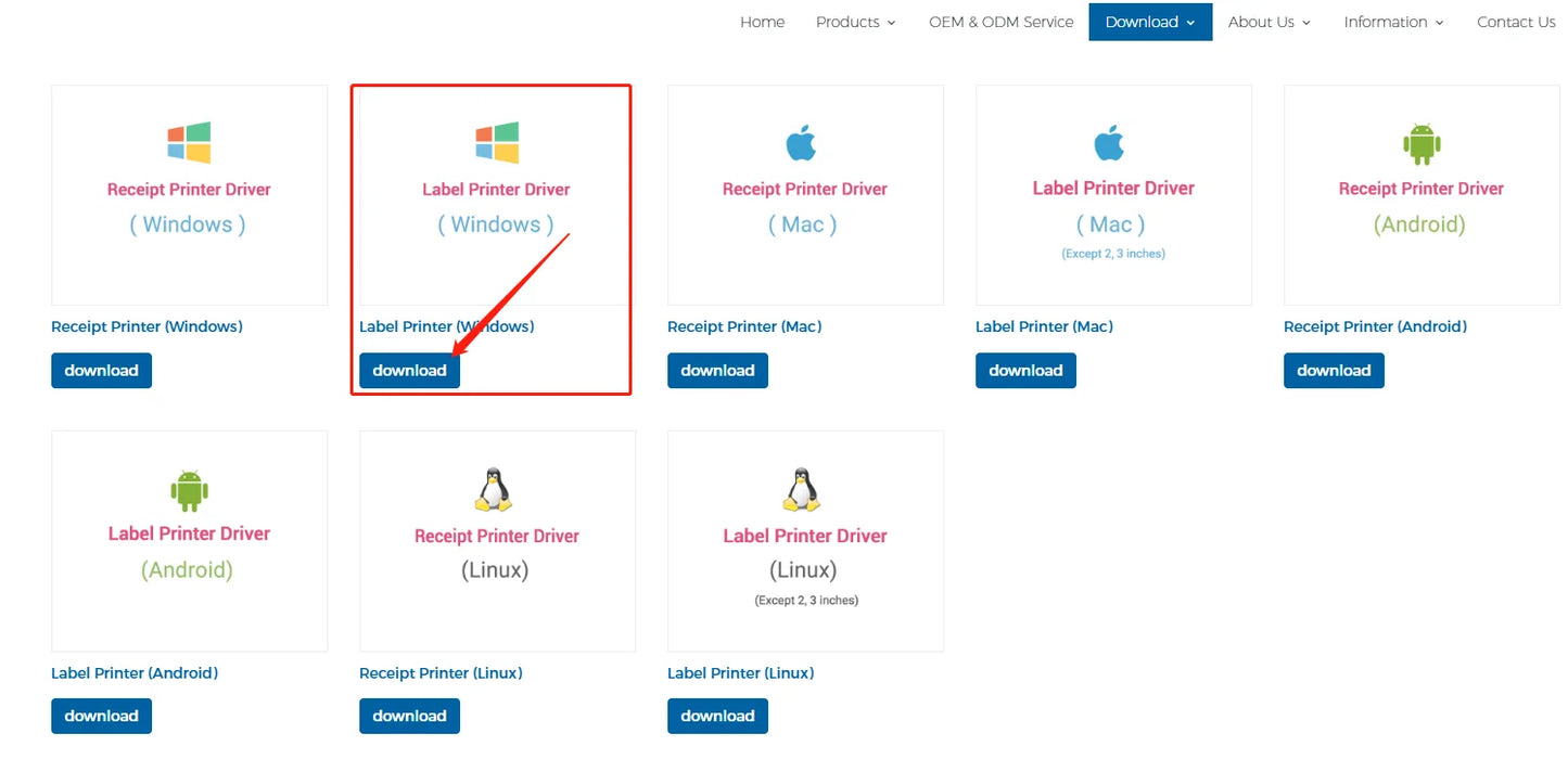 Xprinter 365B Thermal Label Printer Barcode Sticker Receipt Printer Support 20-80mm 2 In 1 Print Machine for Android iOS Windows