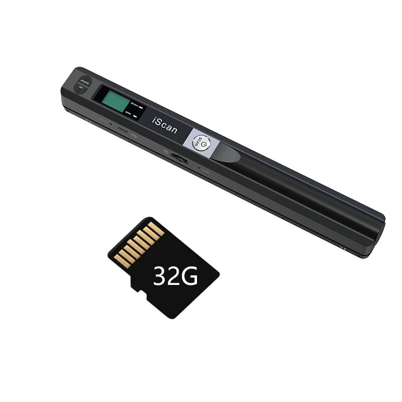 iScan Portable Handheld Scanner A4 Document Wireless Scanner for Home Business Photo Picture Receipts Scan Support JPG/PDF Keep