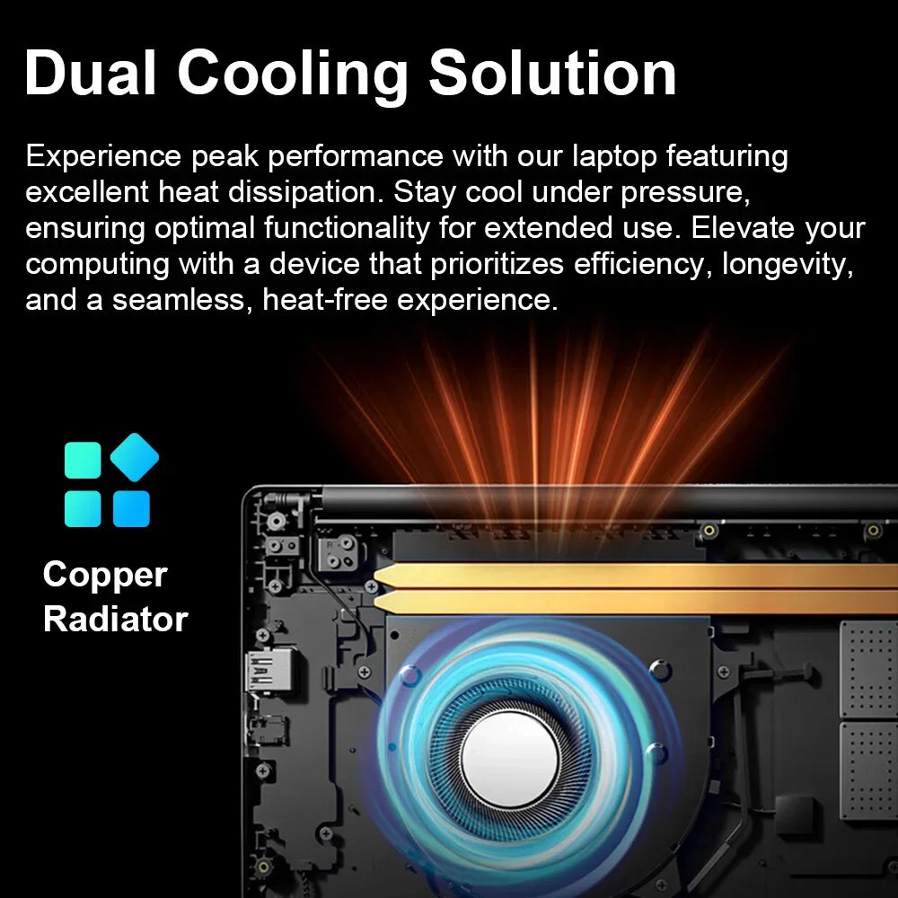 N5095 15.6" Laptop, Up to 32GB RAM 2TB Windows 10/11 Pro, Black backlit English Russian keyboard Portable Notebook