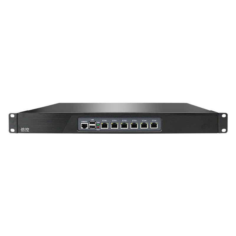 J4125 Celeron quad-core 6 network port 1U rack-mounted industrial computer firewall N5105 server 11th generation multi-network