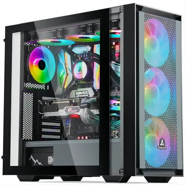 HIGH QUALITY TRENDS! Skytech Prism II Gaming PC Desktop - AMD 9 3900X 3.8GHz, RTX 3090 24GB, 32GB 3600mhz RGB Memory, 1TB Gen4 S