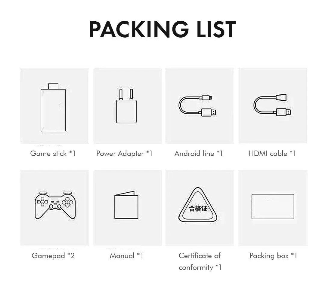 X2 Plus 64G 128G 256G 50000 Games Retro Video Game Console with GD10 Pro Stick 4K 3D HD Support Wireless Controller254