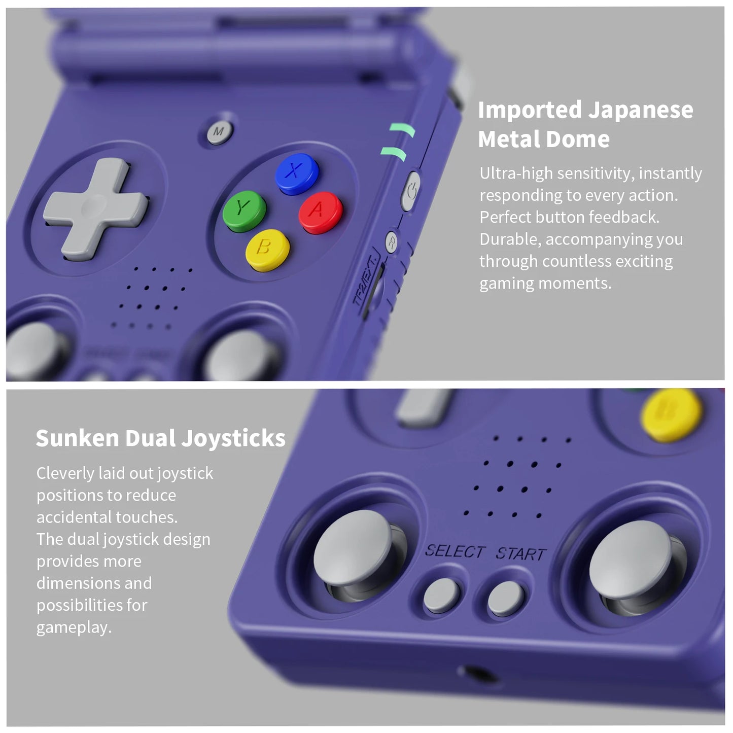 Anbernic RG34XXSP Flip Video Game Consoles 3.4'' IPS Screen TV Output Linux System Hall Magnetic Flip Cover Gaming Player Gifts