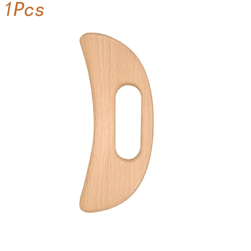 ZONGKUNG 1PCS Wooden Therapy Massage Sets Pain Relief Anti Cellulite Body Slimmling Gua Sha Back Massager Maderoterapia Corporal