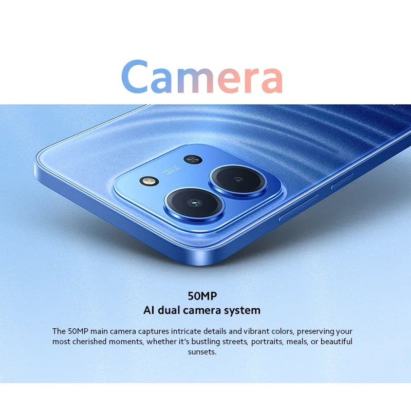 Xiaomi Redmi 15C Smartphone Global Version MediaTek Helio G81-Ultra 120Hz 6.9" Dot Drop Display 33W Charging Smartphone