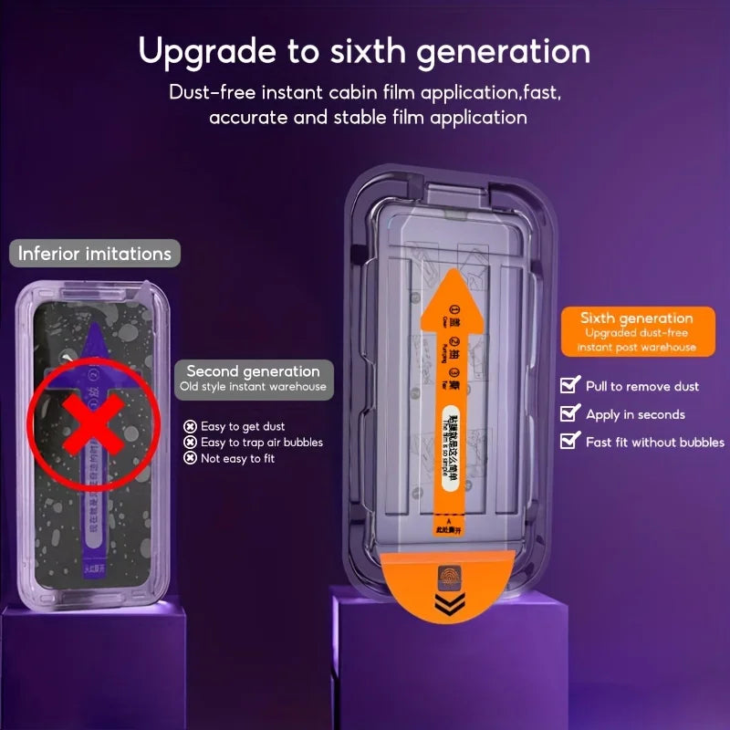 Tempered Glass Screen Protector For Samsung S25 Ultra S24 FE S23 Plus S22 S20 FE A36 A35 A34 A32 A31 A30 A73 A72 Protective Film