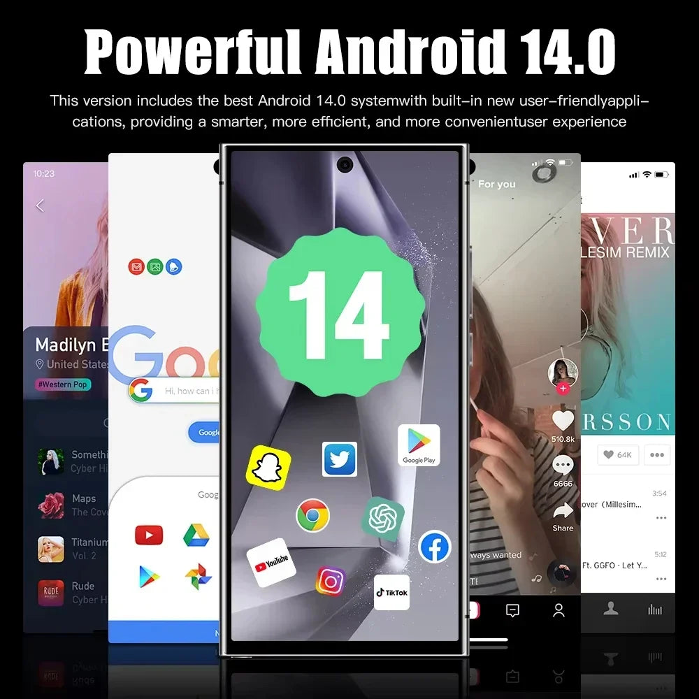 2025 HOT S26 Ultra 5G 22GB 2TB original intelligent 5G dual card dual standby Android 14 system global version 8000mAh battery