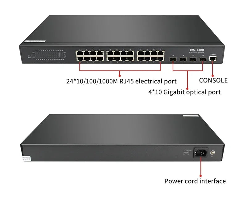 BK 2021 New Product 24 Port TP-link POE Gigabit Port Switch