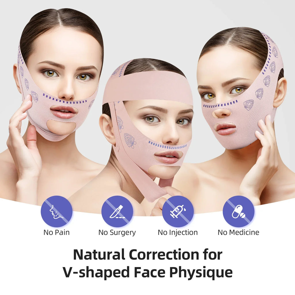 Face Slimming Bandage Women Face Lifting V Line Shaper Chin Cheek Lift Up Belt Anti Wrinkle Strap Facial Beauty Skin Care Tools