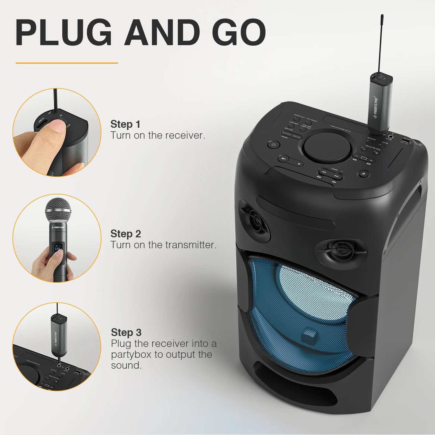 2 channel Digital Portable Wireless Microphone UHF Recording Karaoke Mic 900mhz Professional Handheld Mic Church PDP-2