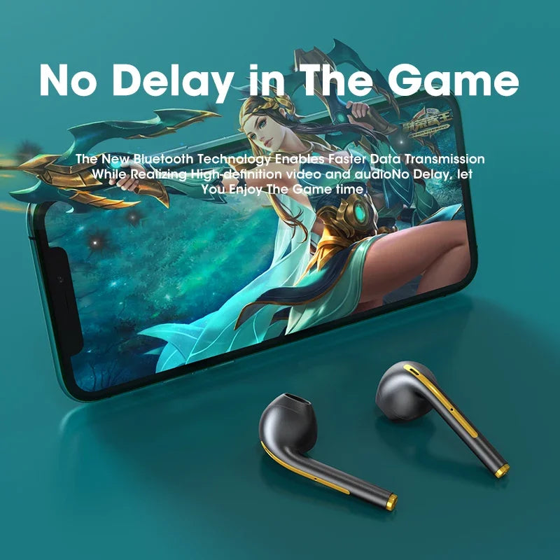 j18 NEW Upgrade Bluetooth 5.1 Earphone Wireless Headphone Stereo Earbuds Headset With Charging Box Microphone For xiaomi iphone