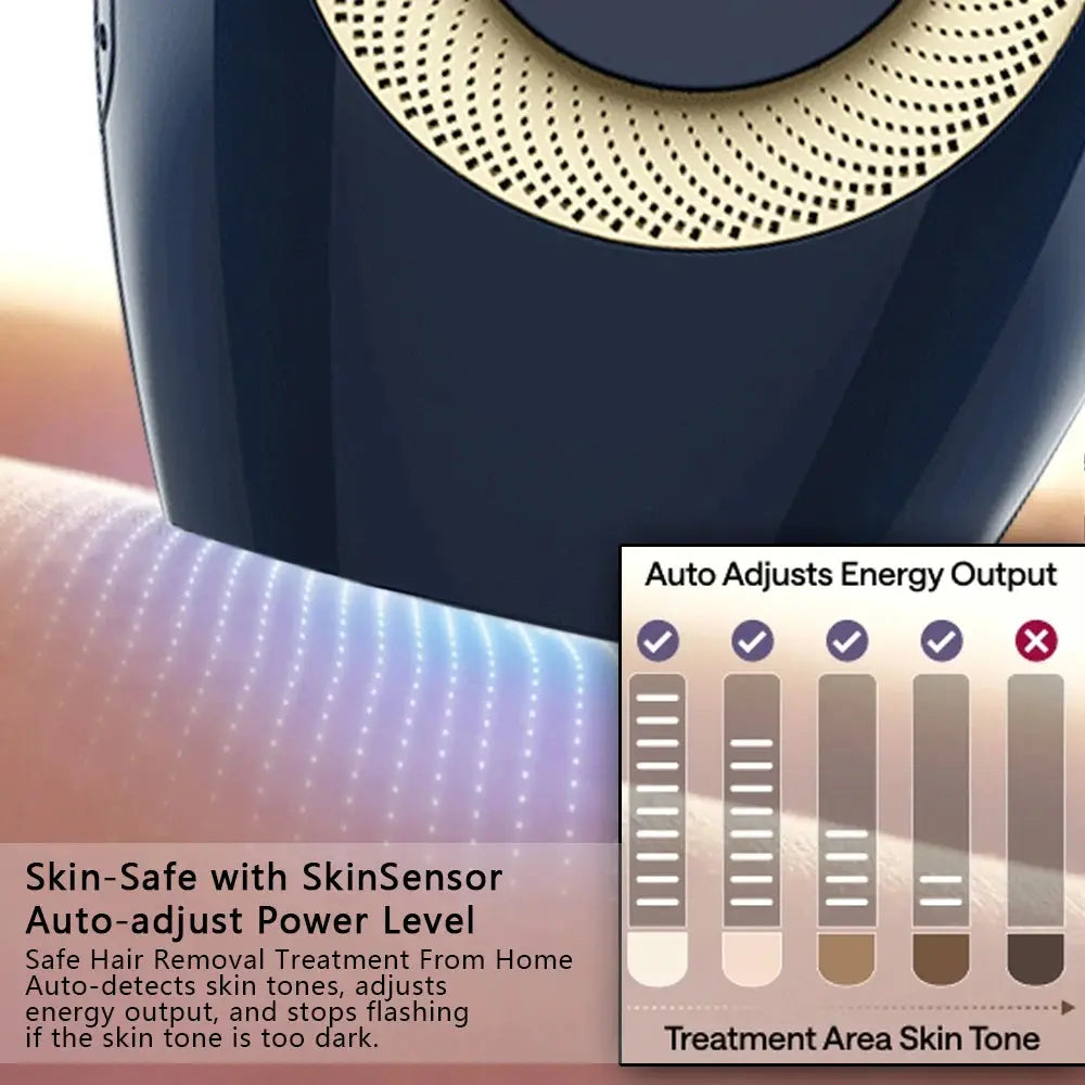 T17 Infinite Flashes Laser Hair Removal Bikini Epilator ICE Cold Device Portable SkinSensor Hair Remover Machine For Women Men