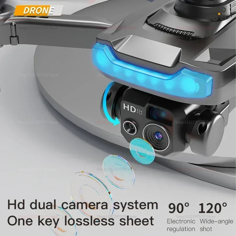 New P15 Drone GPS 8K HD Camera Professional Optical Flow Localization Obstacle Avoidance Foldable Dron Toys For Kids Adults Gift