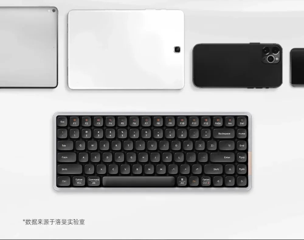 Lofree Flow Series Low-Profile Wireless Mechanical Keyboard Aluminum Gasket 2-Mode Bluetooth Wired Type-c Office Portable Typing