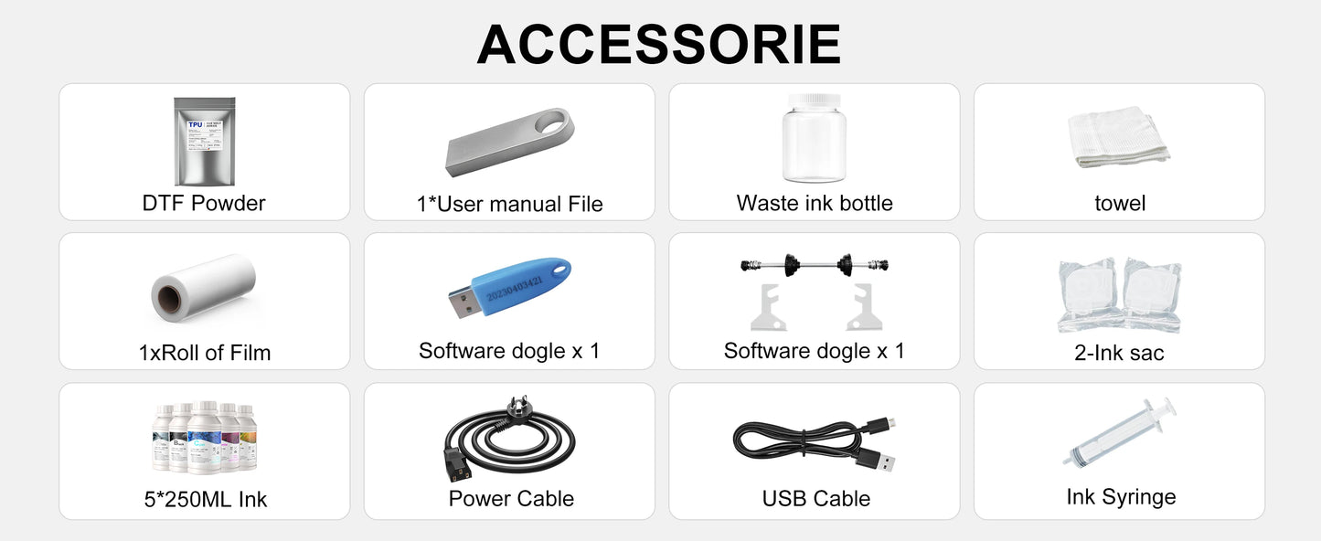 A3+ DTF Printer For Epson XP600 Directly to Film Transfer Printer A3 impresora dtf For all Fabric Print T shirt Printing Machine