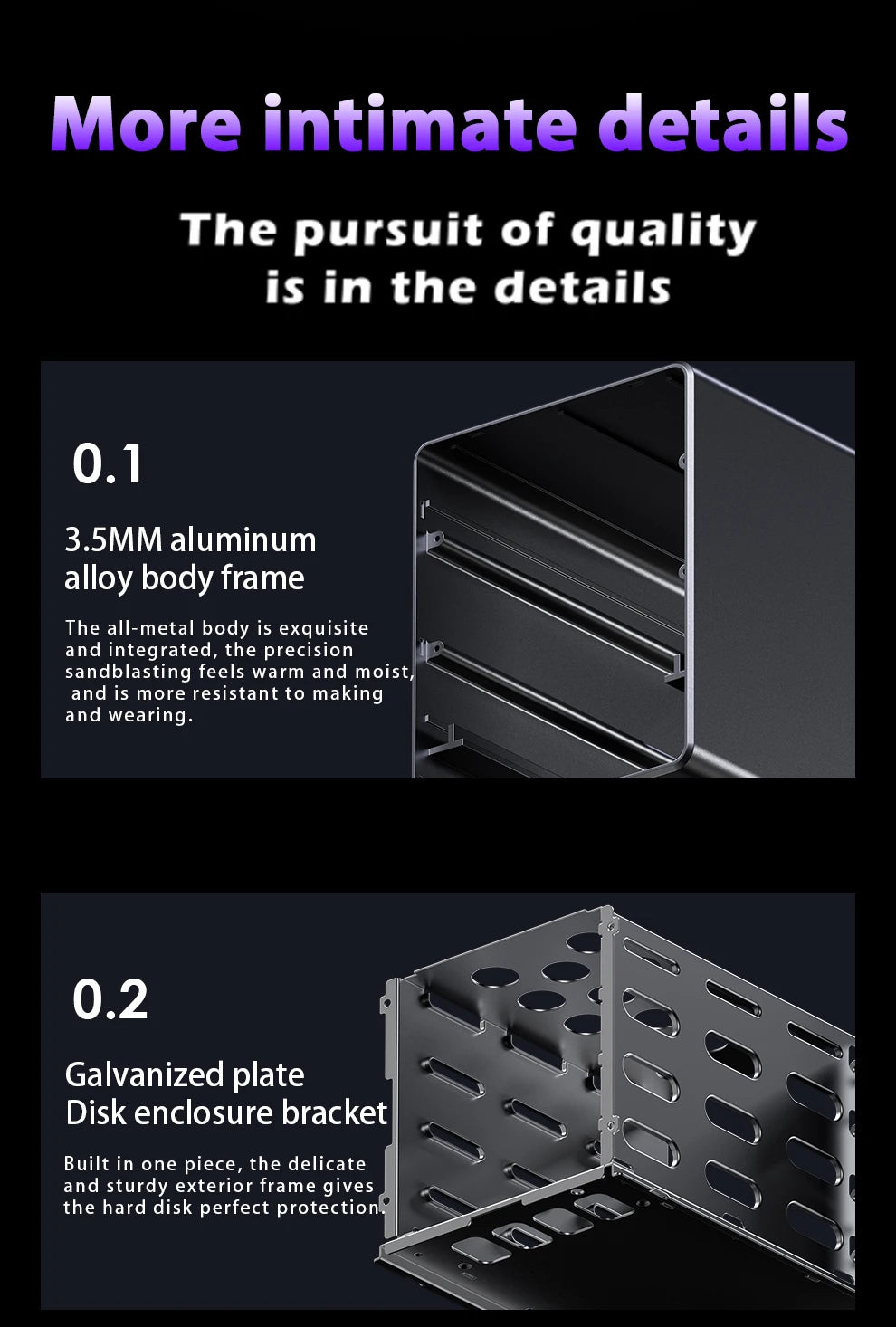 SZBOX WTR Pro NAS Mini PC with 4 Bay Twin Lake N150 DDR4 3200MHz Support 2.5/3.5" HDD*4 M.2 2280 NVMe Desktop NAS DIY Computer