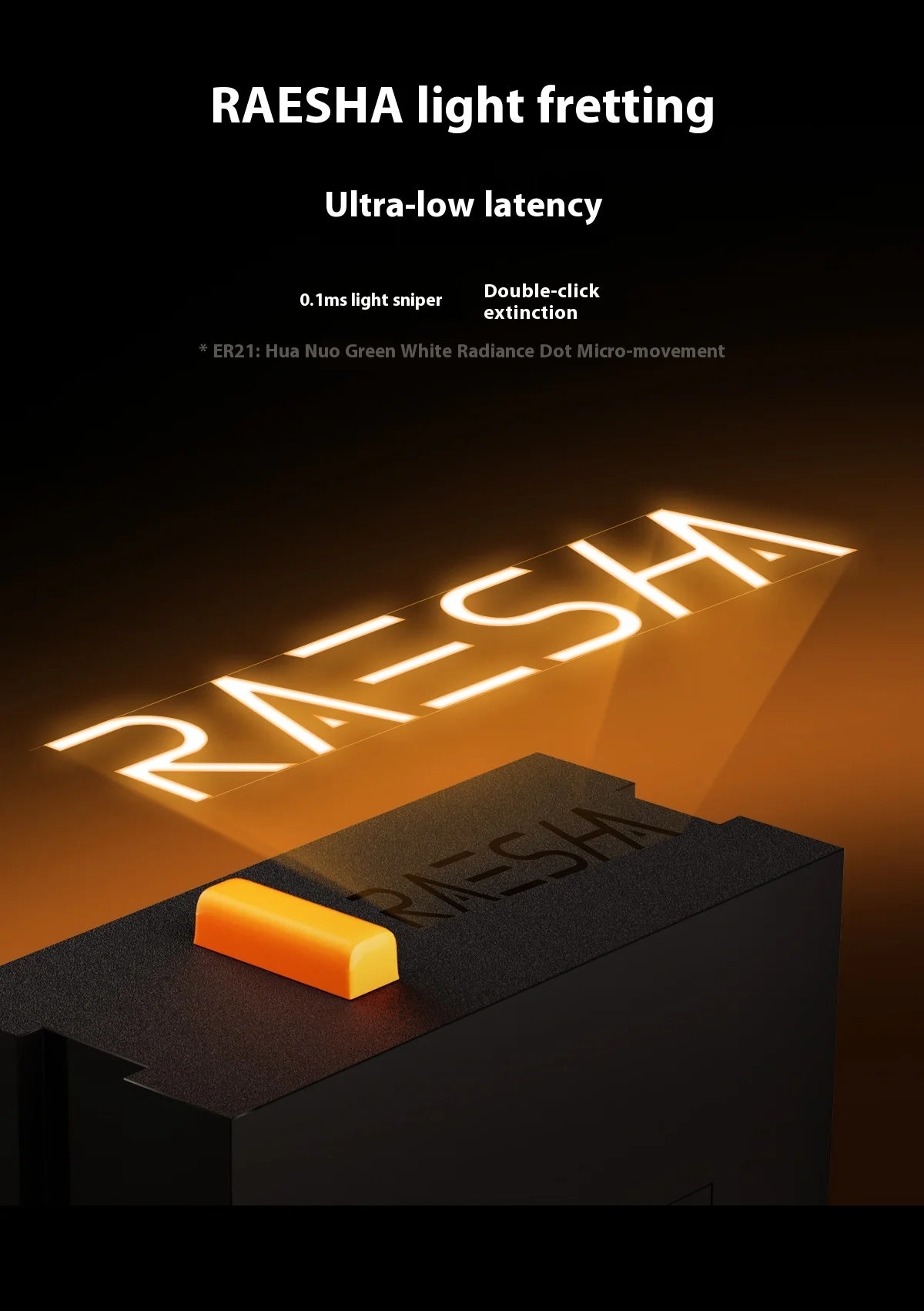 Rawm Er21 Pro Wired Gaming Mouse 2-Mode 2.4g 8k Polling Rate Paw3950 Sensor Nordic52840 Lightweight 49g Ergonomic For Gamers