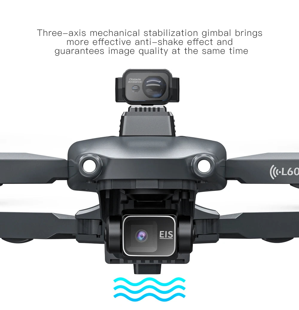2025 L600 PRO MAX GPS Drone 5G Professional 8K HD 3-axis Gimbal Aerial Dual Camera Screen Control Obstacle Avoidance FPV RC Dron