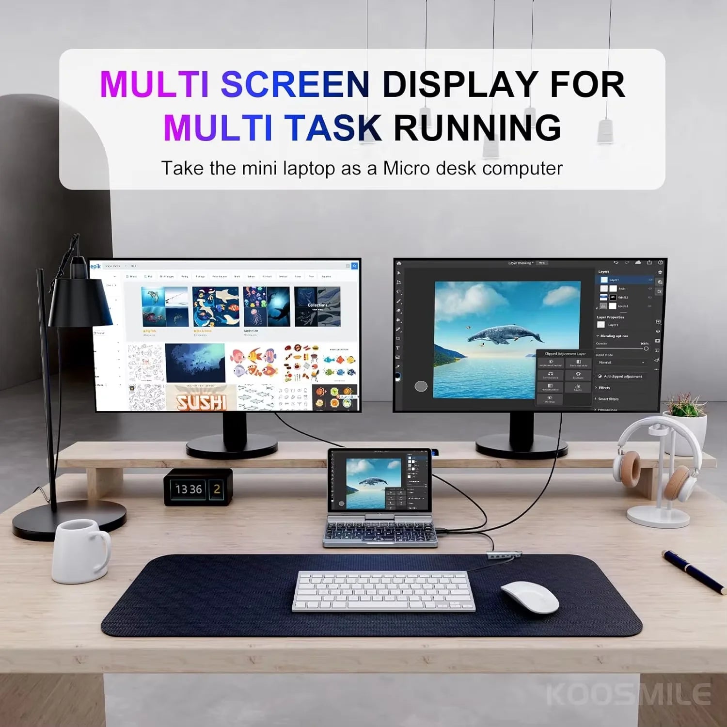 Portable Mini Laptop windows OS 8 Inch Touch Screen Notebook N150 12GB+1TB IPS Small Notebook Portable PC Micro Computer