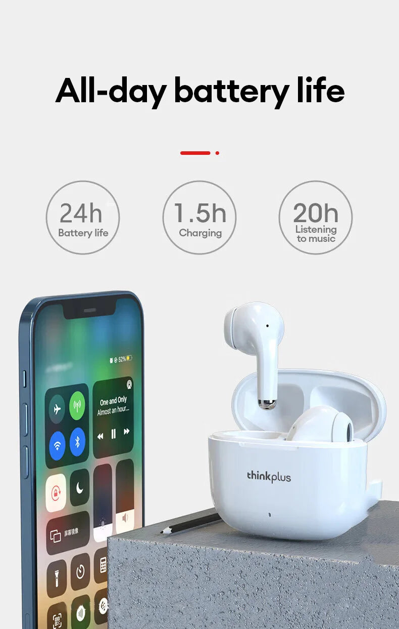 Lenovo LP40 Pro Translation Earburds TWS Bluetooth Real Time Translation Long Endurance AI Earphones Travel Translator Headset