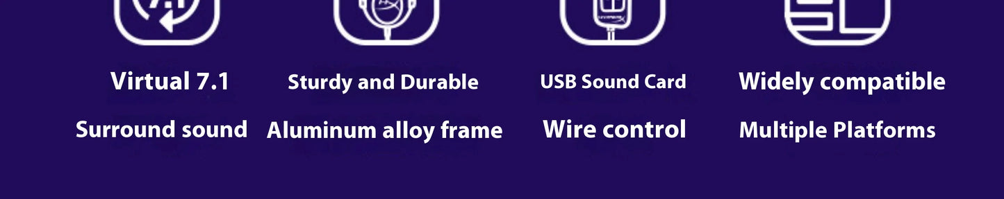 HyperX Cloud 2 II Gaming Headset Hi-Fi 7.1 Surround Sound Detachable 8 Microphone With USB sound card